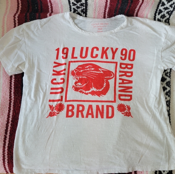 Lucky Brand Casual Print T Shirt - Picture 3 of 3